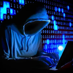 Hacker stealing customer data