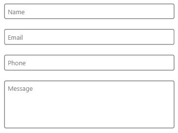 Lead Gen Form Fields Placeholder